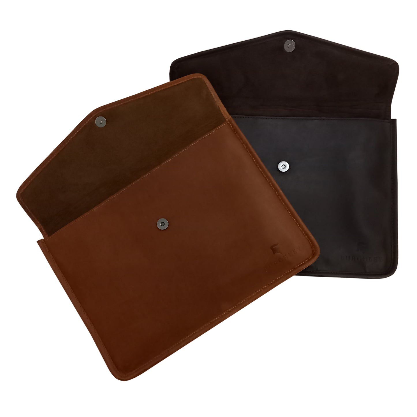 Hoxton - Luxury Leather Laptop Sleeve / Document Wallet