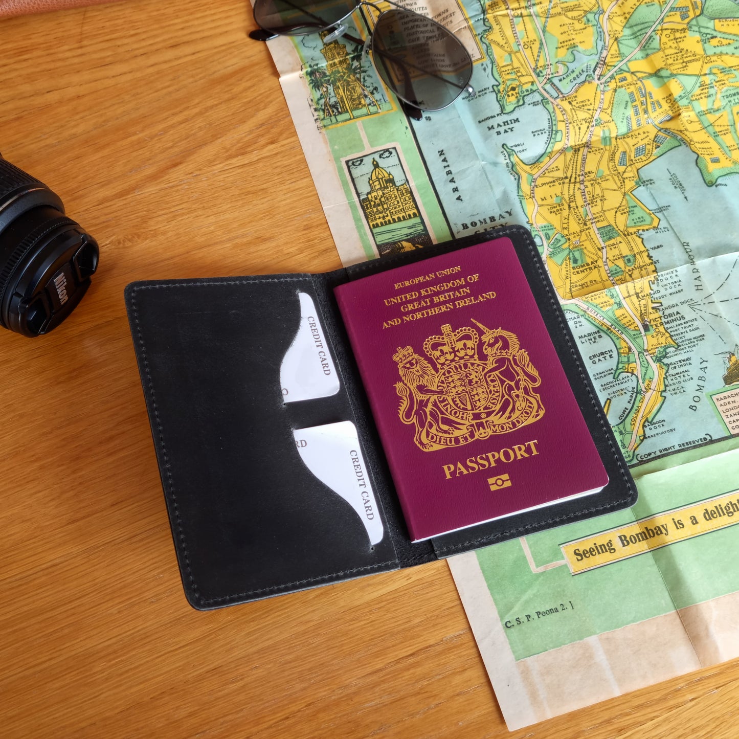 Leather Passport Holder
