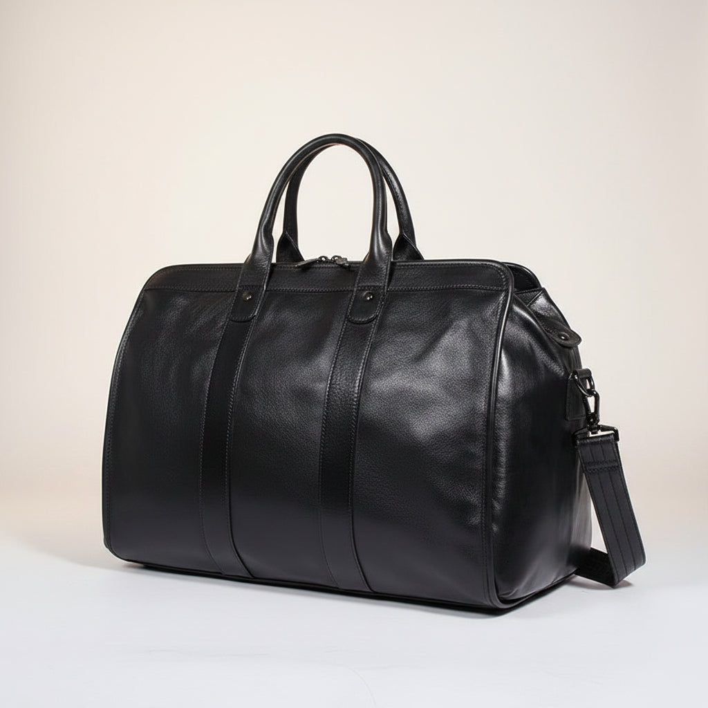 Leather Travel Luggage Bag