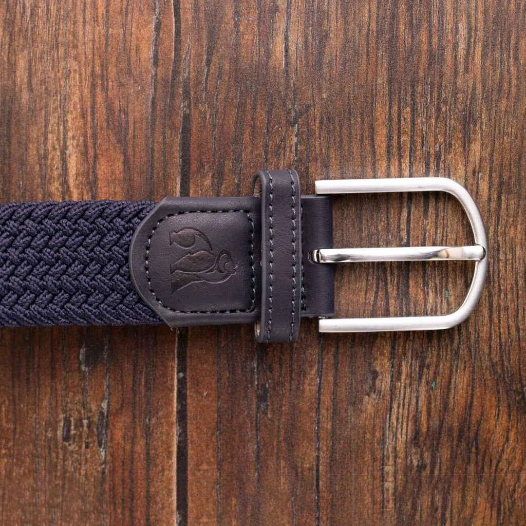 Navy Woven Belt