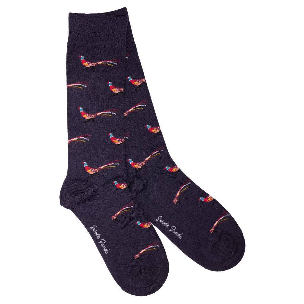 Bamboo Fox & Pheasant Socks