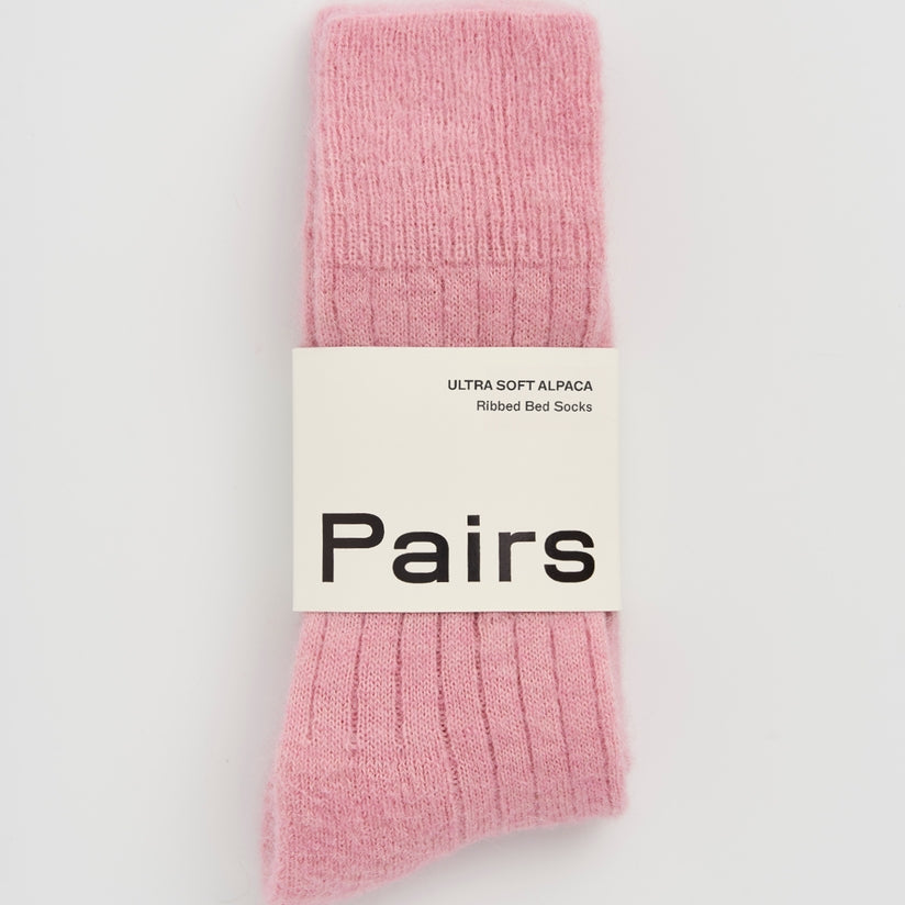 Ribbed Alpaca Socks