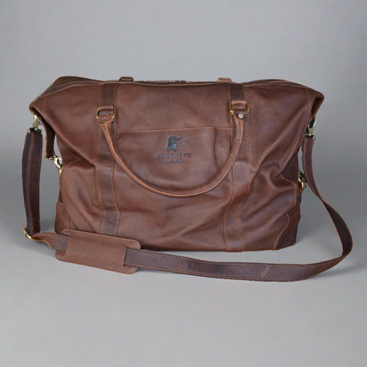 Boston – Handmade Leather Travel Bag / Holdall