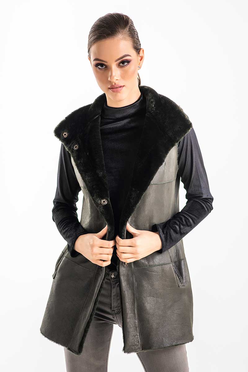 Mouton Fur Vest