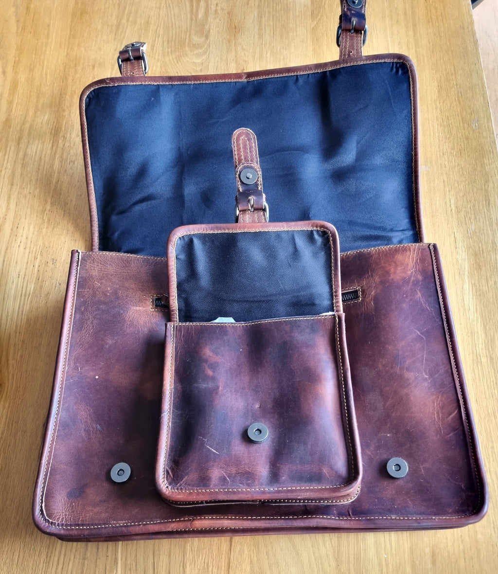 Somerby – Traditionally Styled Leather Satchel (Grade 1)