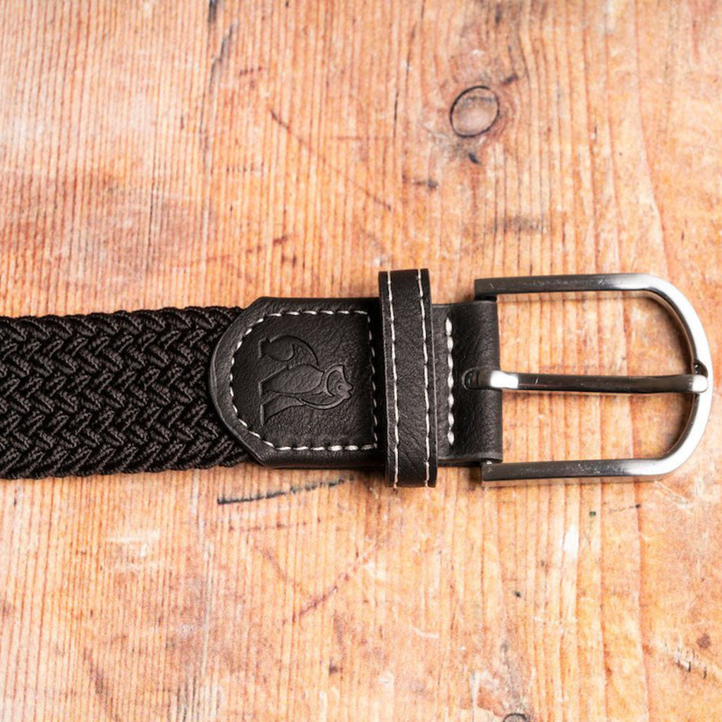 Black Woven Belt