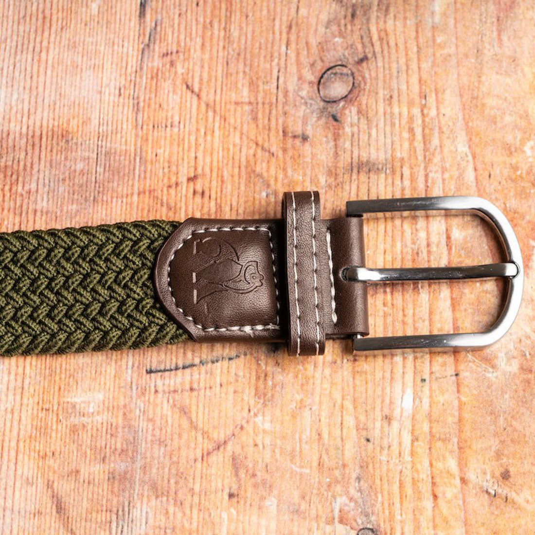 Khaki Woven Belt
