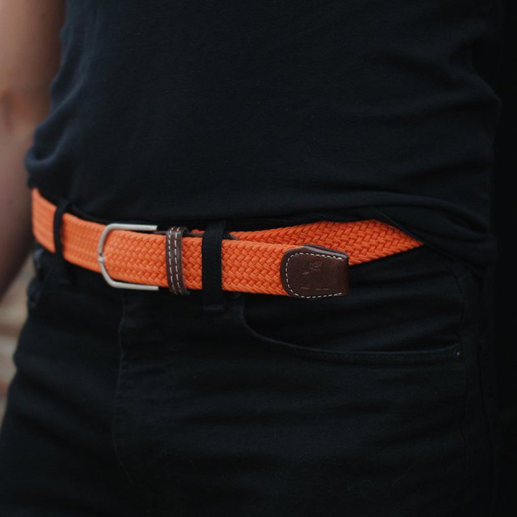 Tangerine Woven Belt