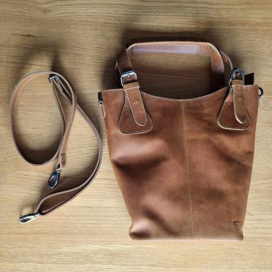 Holywell Leather Bucket Tote