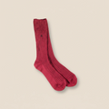 Burgundy Boot Socks