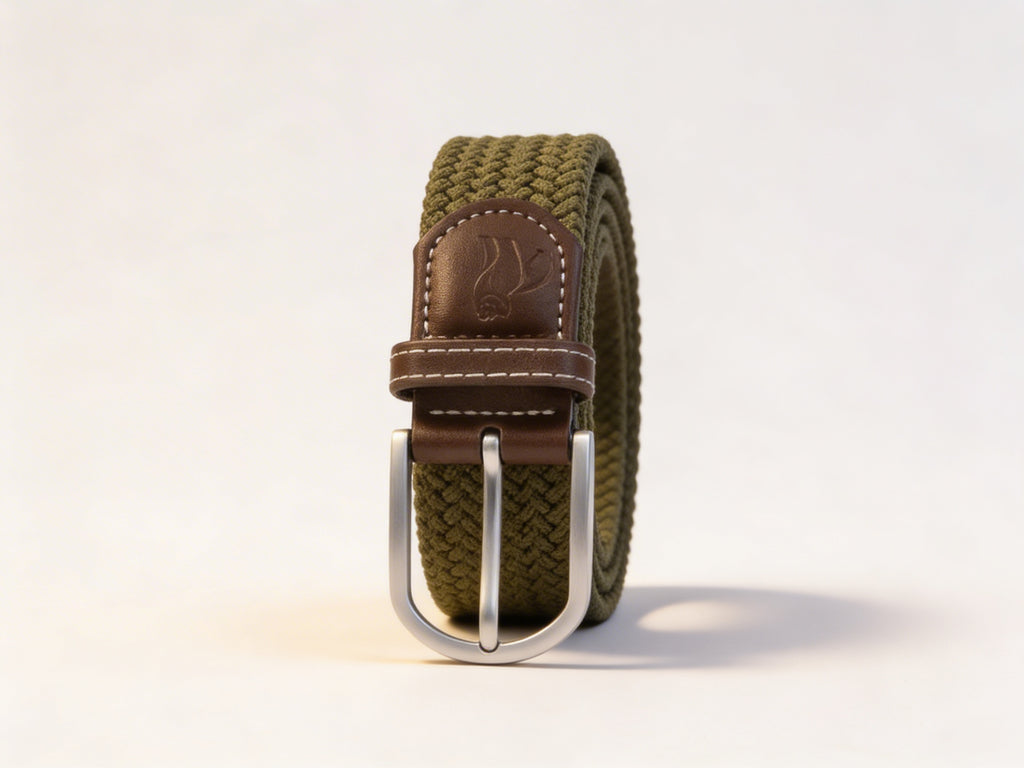 Khaki Woven Belt