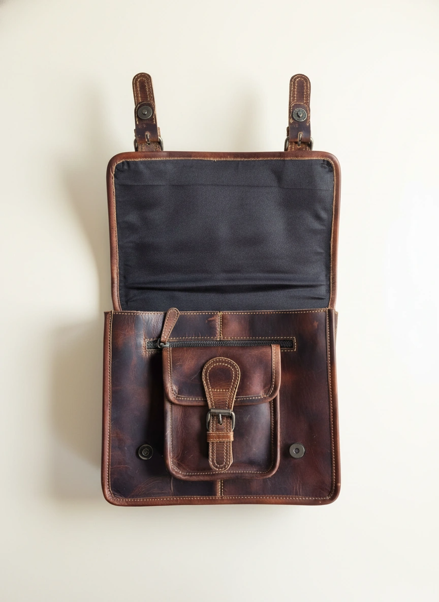 Little Somerby – Classic Vintage Leather Satchel (Grade 1)