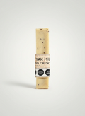 Yak milk dog chew on a white background