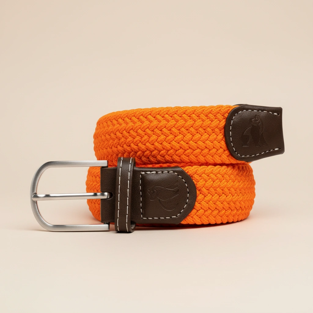 Tangerine Woven Belt