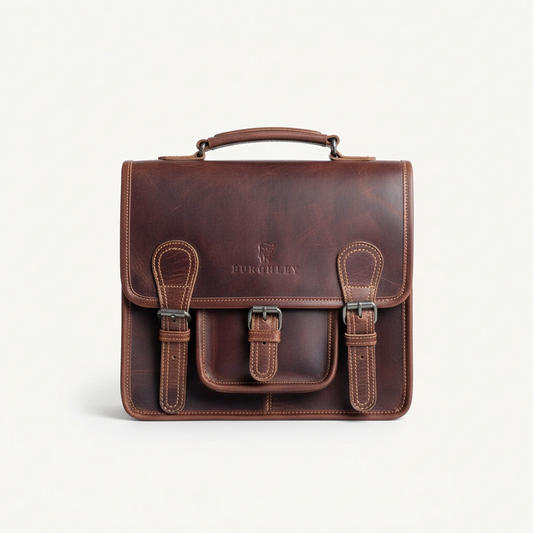 Little Somerby – Classic Vintage Leather Satchel (Grade 1)