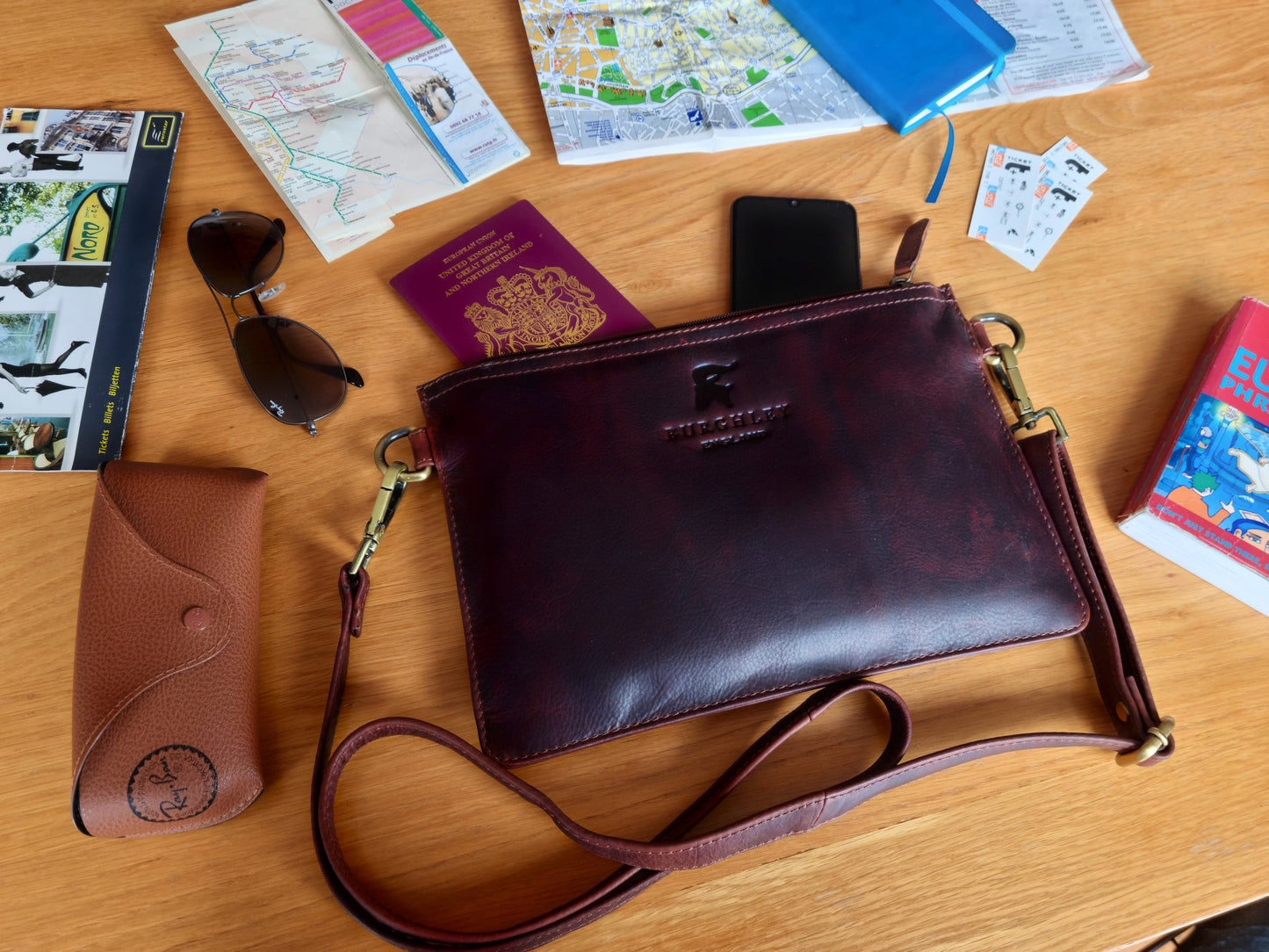 Rockingham – Unisex Leather Travel Clutch