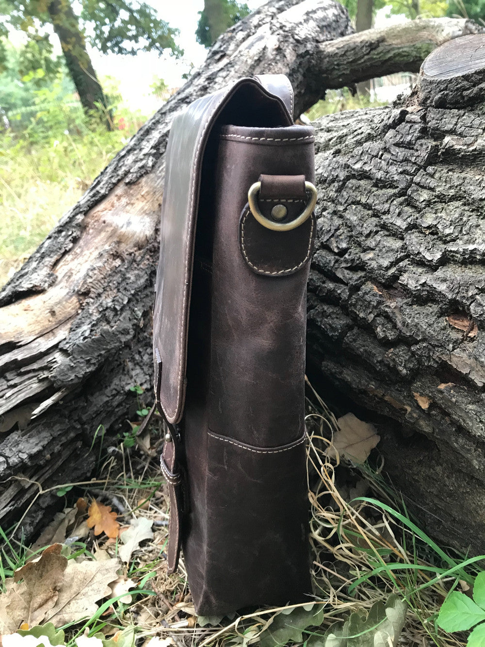 The Weston. A chic retro-modern full leather backpack by Burghley Bags