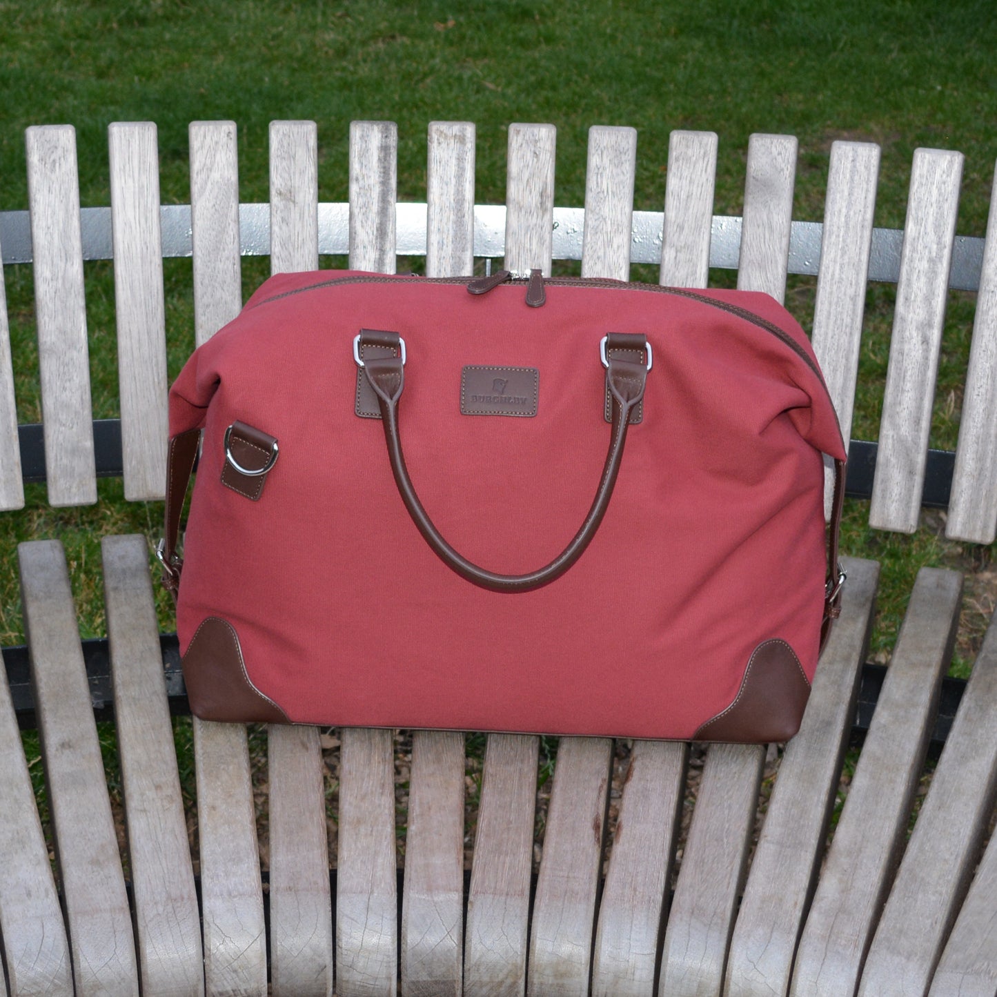 Grantham II - Handmade Canvas and Leather Travel Luggage / Holdall