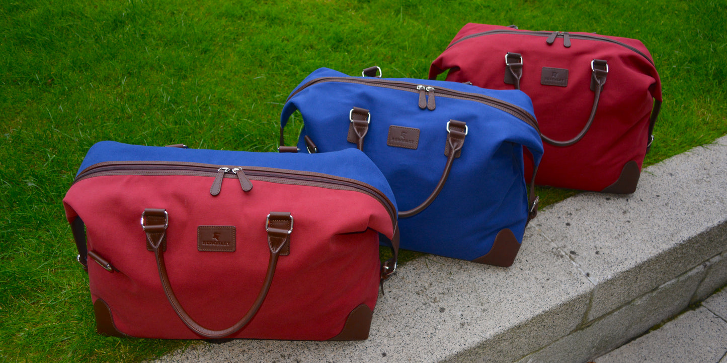 Grantham II - Handmade Canvas and Leather Travel Luggage / Holdall
